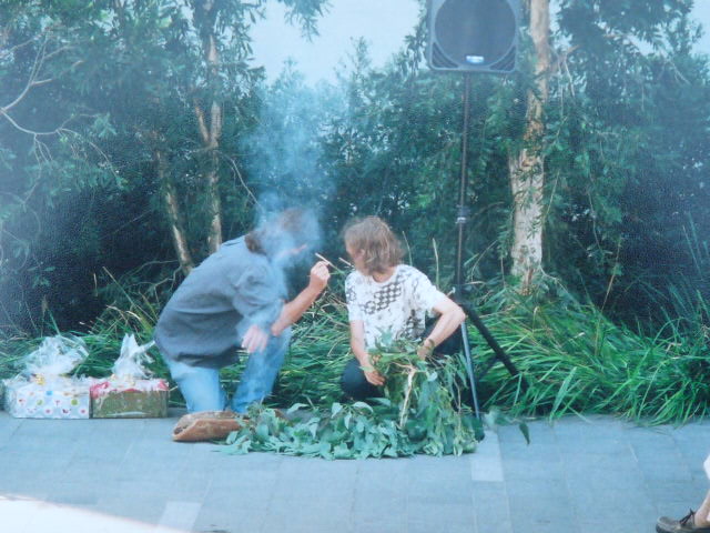 Smoking Ceremony to welcome the spirits of Darug ancestors